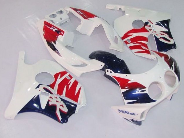 Best 1988-1989 Red and Blue Honda CBR250RR MC19 Motorcycle Fairing