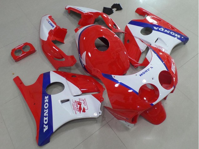 Best 1991-1998 Blue Red White Honda CBR250RR MC22 Replacement Motorcycle Fairings