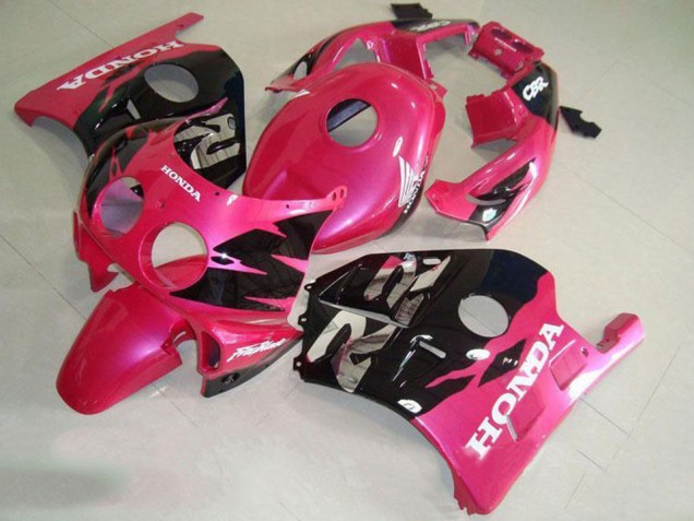 Best 1991-1998 Black Pink Honda CBR250RR MC22 Motorbike Fairing