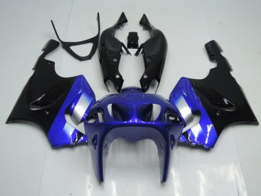 Best 1996-2003 Blue and Black Kawasaki ZX7R Replacement Fairings