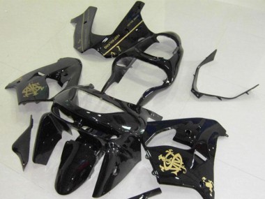 Best 1998-1999 Black Jw Kawasaki ZX9R Bike Fairings