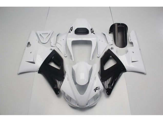 Best 1998-1999 Pearl White Black Yamaha YZF R1 Bike Fairings