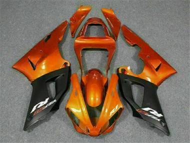 Best 2000-2001 Orange Yamaha YZF R1 Motor Fairings