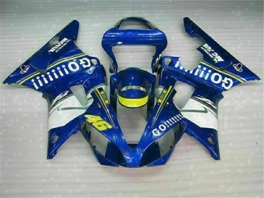 Best 2000-2001 Blue Yamaha YZF R1 Motor Bike Fairings