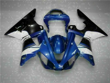 Best 2000-2001 Blue Yamaha YZF R1 Bike Fairing Kit