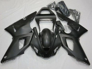 Best 2000-2001 Matte Black Yamaha YZF R1 Motorbike Fairing