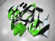 Best 2000-2002 Green White Black Kawasaki ZX6R Bike Fairing Kit