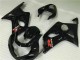Best 2000-2002 Black Suzuki GSXR 1000 Motorcylce Fairings