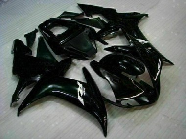 Best 2002-2003 Black Yamaha YZF R1 Moto Fairings