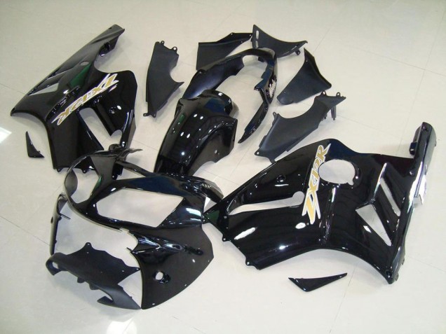 Best 2002-2006 Glossy Black Kawasaki ZX12R Replacement Fairings