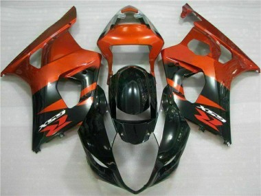 Best 2003-2004 Brown Black Suzuki GSXR 1000 Replacement Motorcycle Fairings