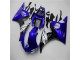 Best 2003-2005 Blue White Black Yamaha YZF R6 Motorcycle Fairings Kit