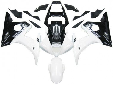 Best 2003-2005 Black White Yamaha YZF R6 Motorcycle Fairing Kits