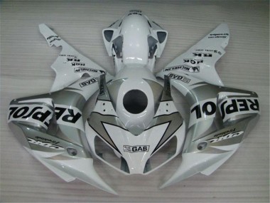 Best 2004-2005 White Silver Black Repsol Honda CBR1000RR Replacement Fairings