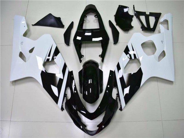 Best 2004-2005 White Black Suzuki GSXR 600/750 Motor Fairings