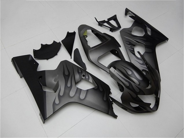 Best 2004-2005 Black Grey Suzuki GSXR 600/750 Motorcylce Fairings