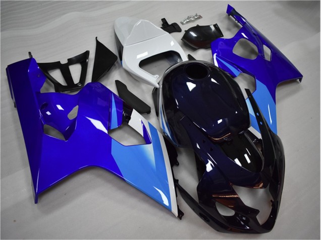 Best 2004-2005 Blue White Suzuki GSXR 600/750 Bike Fairing Kit