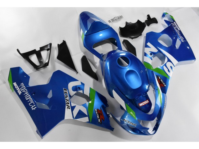 Best 2004-2005 Blue White Suzuki GSXR 600/750 Motorcylce Fairings