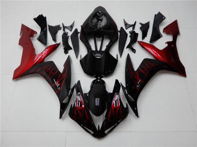 Best 2004-2006 Red Black Yamaha YZF R1 Bike Fairing