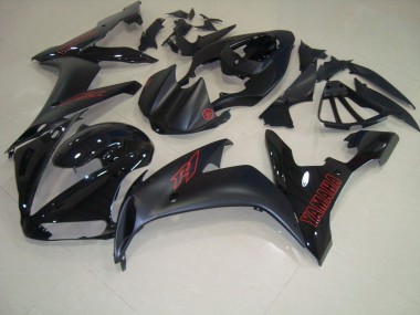 Best 2004-2006 Matte Black Red Yamaha YZF R1 Replacement Fairings