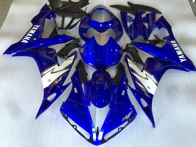 Best 2004-2006 Glossy Blue White Yamaha YZF R1 Bike Fairing Kit