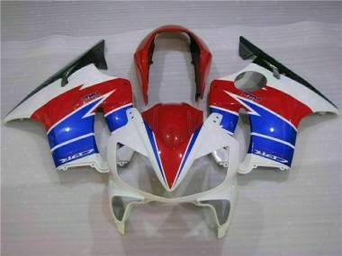 Best 2004-2007 White Red Honda CBR600 F4i Motorcyle Fairings