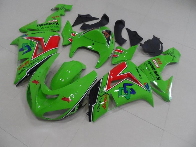 Best 2005-2006 Neos Banca Kawasaki ZX6R Bike Fairing Kit