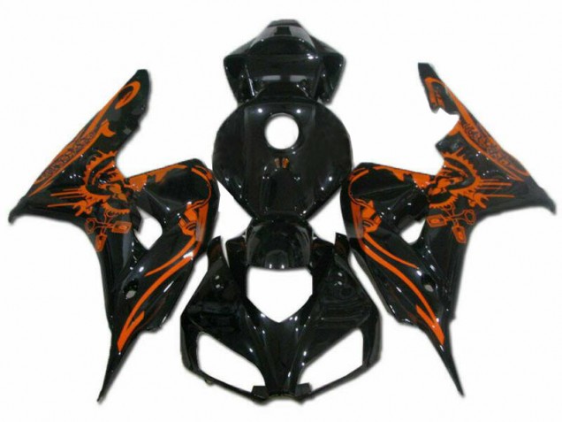 Best 2006-2007 Brown Black Honda CBR1000RR Motorbike Fairing Kits