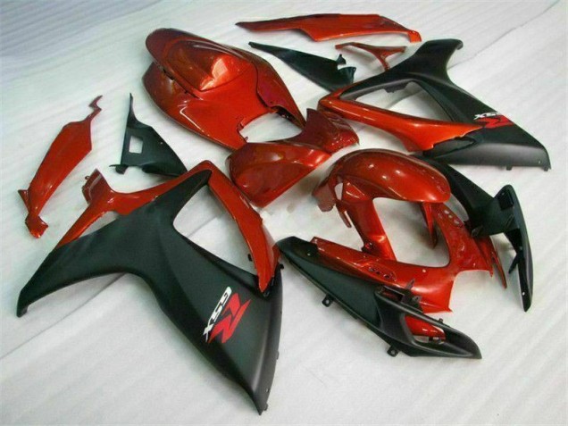 Best 2006-2007 Red Black Suzuki GSXR 600/750 Motorcycle Bodywork