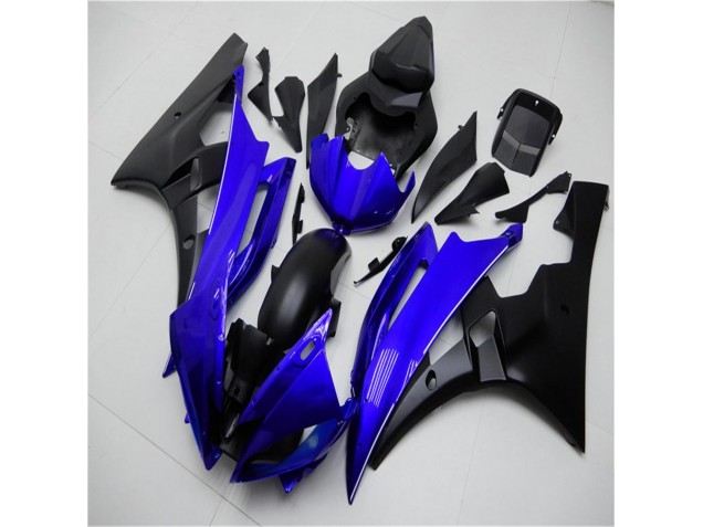 Best 2006-2007 Blue Black Yamaha YZF R6 Motorcycle Replacement Fairings & Bodywork