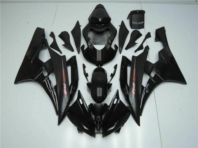 Best 2006-2007 Black Yamaha YZF R6 Motorbike Fairings