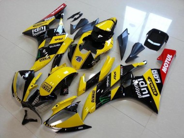 Best 2006-2007 Yellow Monster Lupi Yamaha YZF R6 Motorcycle Fairing Kits