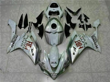 Best 2007-2008 White Yamaha YZF R1 Motorcycle Fairings Kits