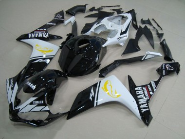 Best 2007-2008 Black White Dolphin Yamaha YZF R1 Motorcyle Fairings