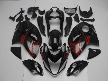 Best 2008-2019 Black Red Suzuki GSXR 1300 Hayabusa Motor Bike Fairings