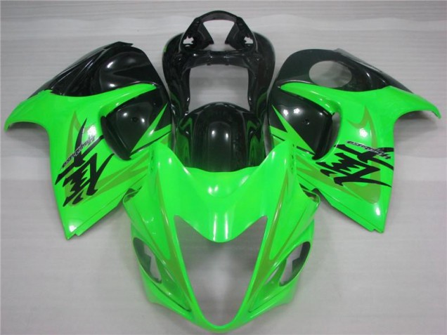 Best 2008-2019 Green Black Suzuki GSXR 1300 Hayabusa Motorbike Fairing