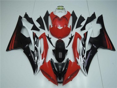 Best 2008-2016 Red White Yamaha YZF R6 Motorcyle Fairings