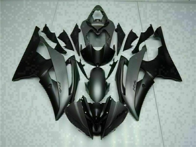 Best 2008-2016 Grey Black Yamaha YZF R6 Motor Fairings