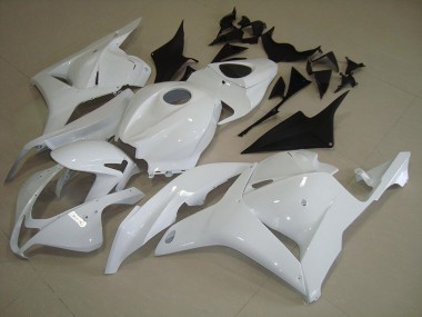 Best 2009-2012 White Honda CBR600RR Motorcyle Fairings