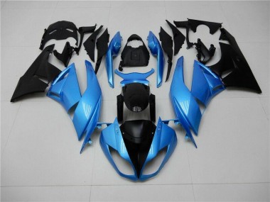 Best 2009-2012 Blue Black Kawasaki ZX6R Motorcycle Fairing Kit