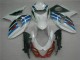 Best 2009-2016 White Suzuki GSXR1000 Motorcycle Fairings