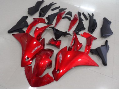 Best 2011-2013 Red Matte Black Honda CBR250RR Motorcyle Fairings