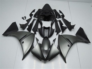 Best 2012-2014 Matte Grey Black Yamaha YZF R1 Replacement Fairings