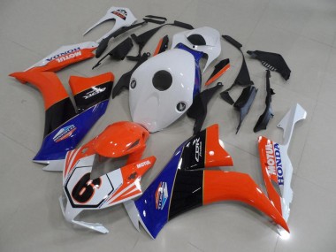 Best 2012-2016 Orange White TT Legend Honda CBR1000RR Motorcylce Fairings