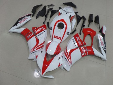 Best 2012-2016 Red and White Supreme Honda CBR1000RR Motorbike Fairing