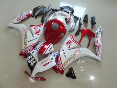 Best 2012-2016 Red Musashi Honda CBR1000RR Bike Fairing