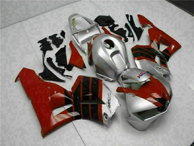 Best 2013-2021 Red Silver Honda CBR600RR Motorcycle Fairing Kits