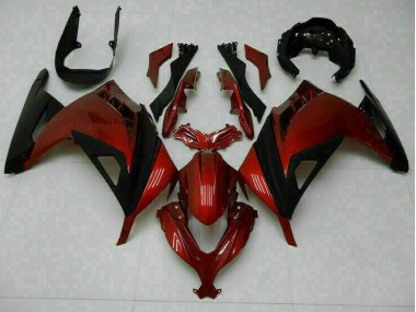 Best 2013-2016 Red Kawasaki EX300 Motorbike Fairing Kits