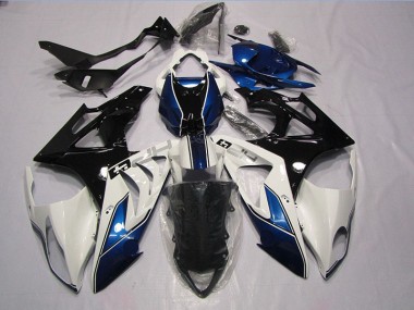 Best 2009-2014 White Blue BMW S1000RR Replacement Fairings