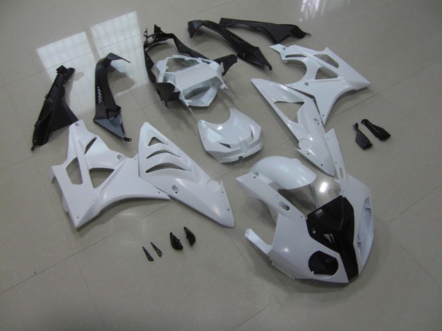 Best 2009-2014 White BMW S1000RR Motorbike Fairings